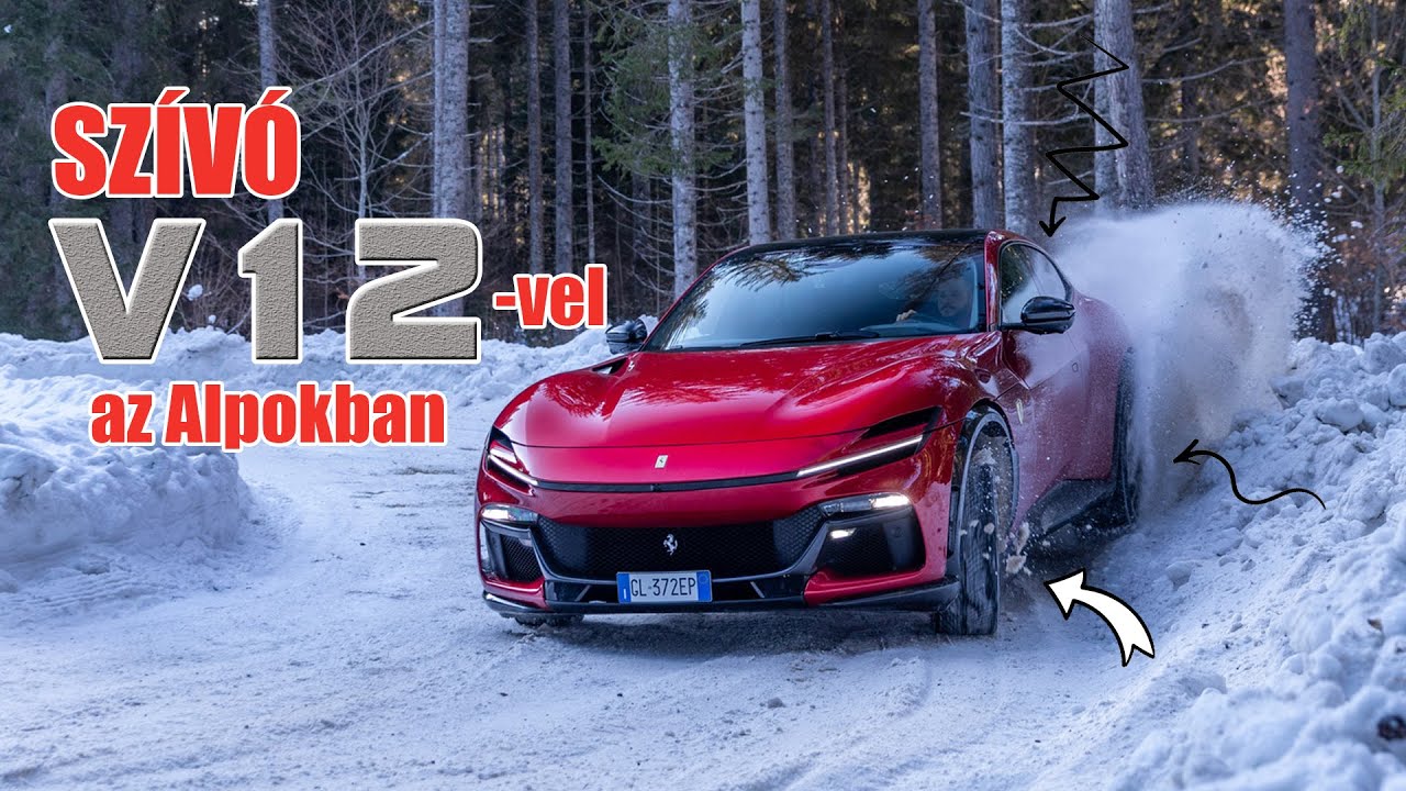 ILYEN NINCS! SZÍV LESZAKAD! - Az olasz Alpokban kínáltuk meg a Ferrari Purosangue-t