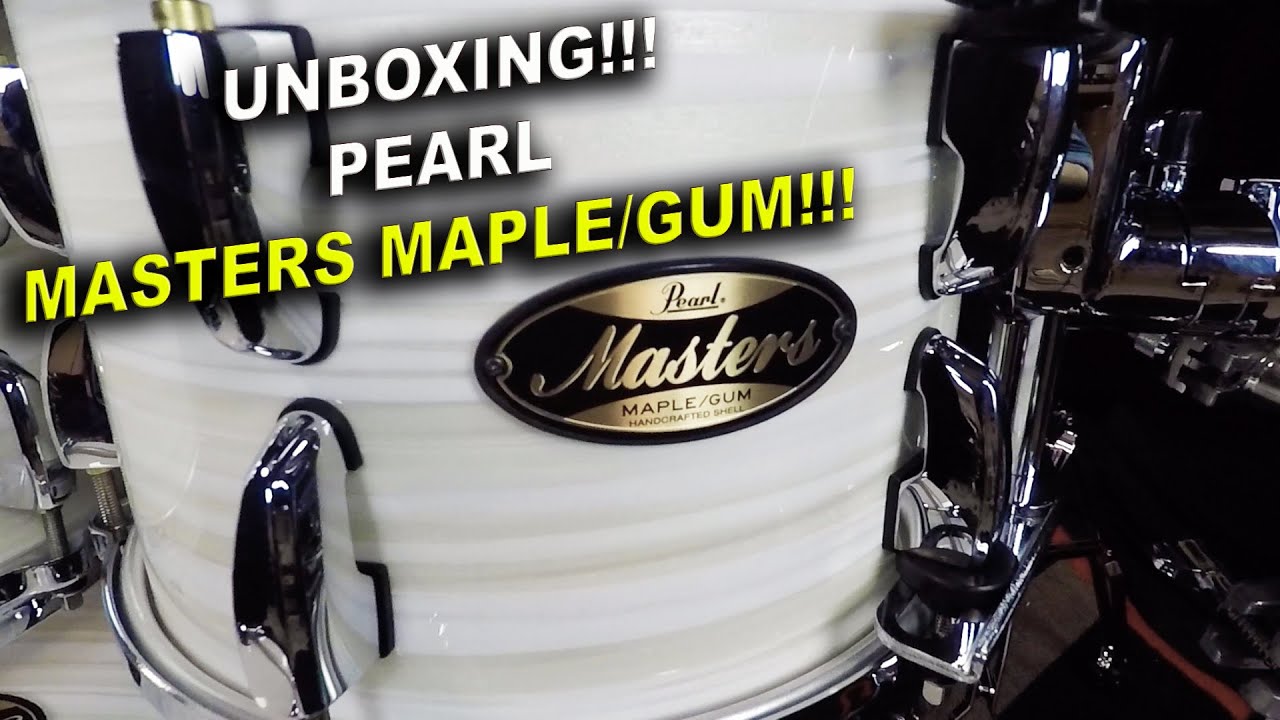 UNBOXING PEARL MASTERS MAPLE GUM 75th ANNIVERSARY!!!