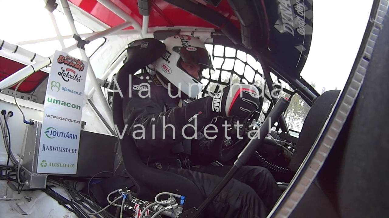 Toni Lukander RX Rallicross SM Kaanaa Center 2016 incar Highligts
