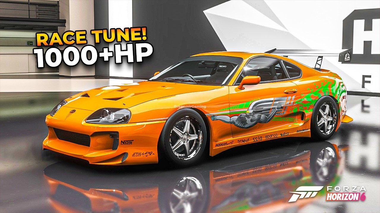 Forza Horizon 6 Car Customization - Paul Walker Toyota Supra Fast and Furious Build!