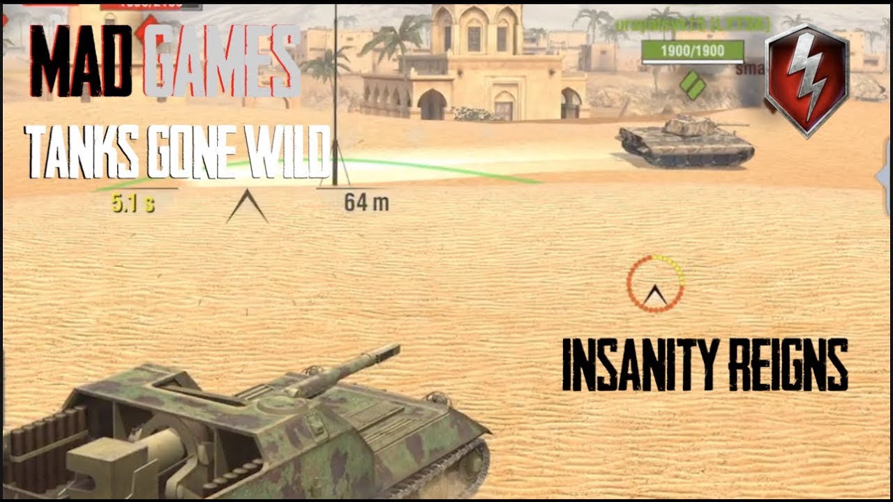 Mad Games Highlight Games & Funny Moments World of Tanks BLitz