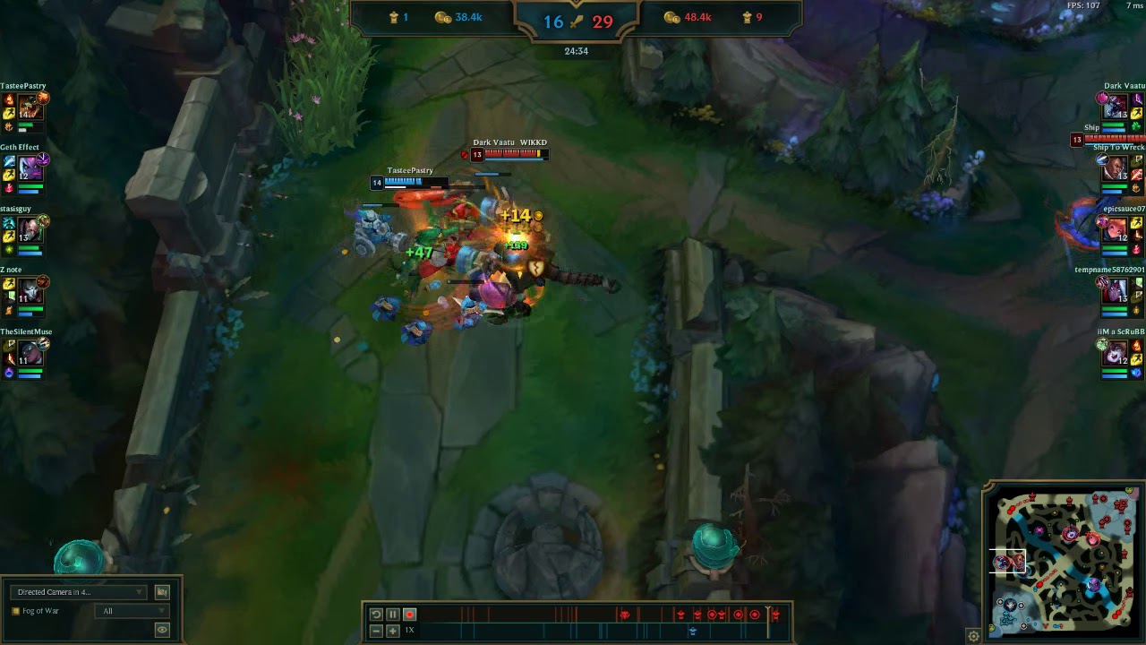 fed renekton vs late game chogath