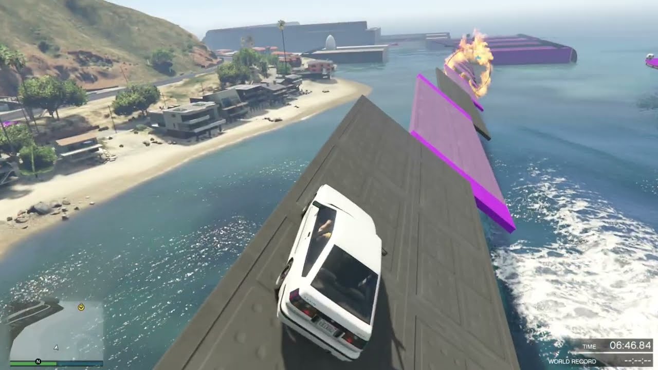 GTA5 ONLINE  Futo Gtx Parkour Race{Thomas 10310}