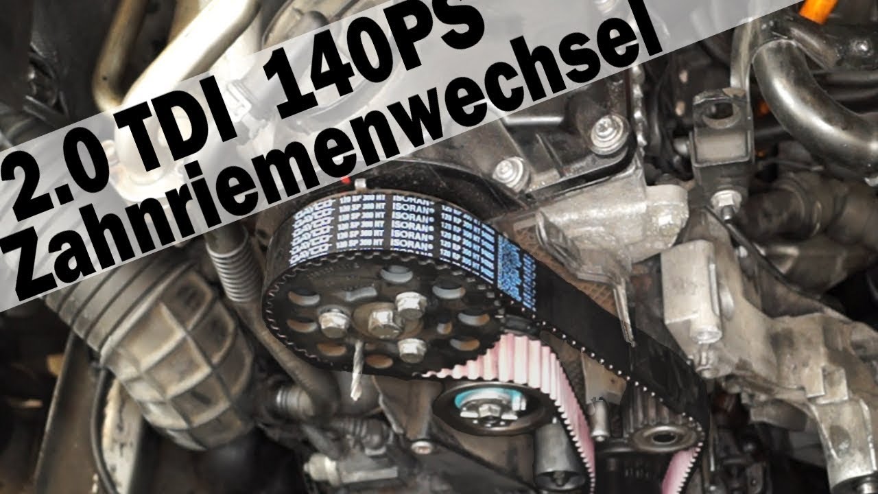 2.0 TDI Zahnriemenwechsel Skoda Superb BSS, BMM, BMP, AWX, AVF, AUY