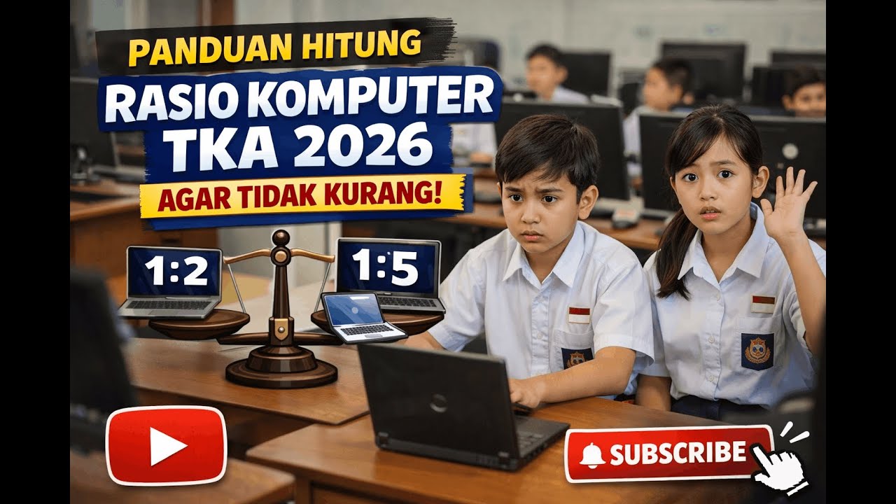Panduan Hitung Rasio Komputer TKA 2026 Agar Tidak Kurang!