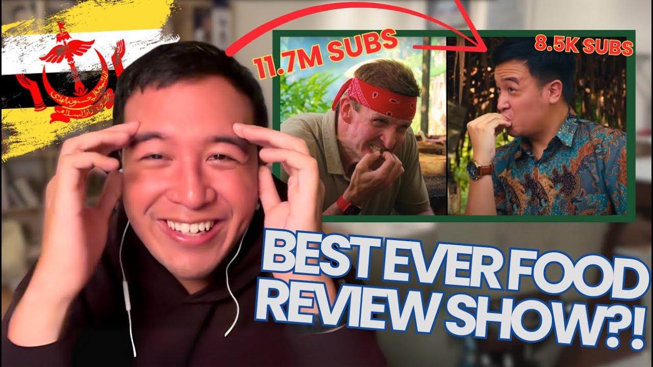 I was on Brunei's Best Ever Food Review Show!😭🇧🇳