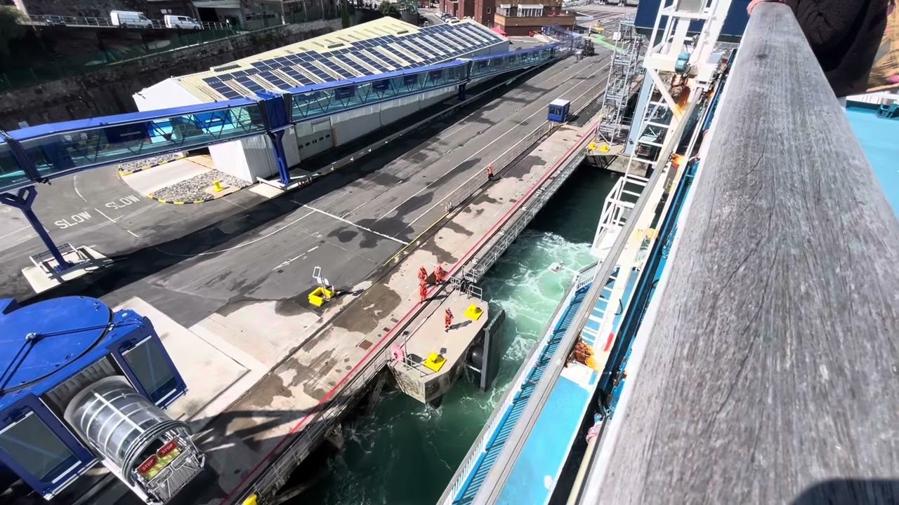 Onboard Brittany Ferries Pont Aven arriving into Plymouth Devon England Wednesday 3rd September 2025
