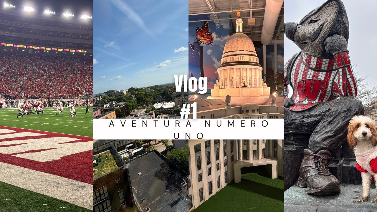 My First College Vlog at UW–Madison 🦡 | Angel y Sus Aventuras