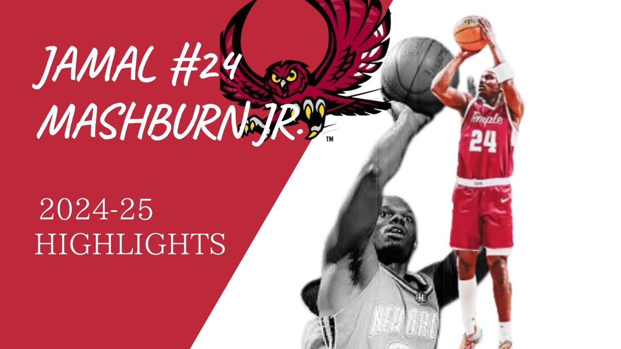 Jamal Mashburn Jr. #24 “Son of Jamal Mashburn” 2024-25 Graduate Student Season Highlights