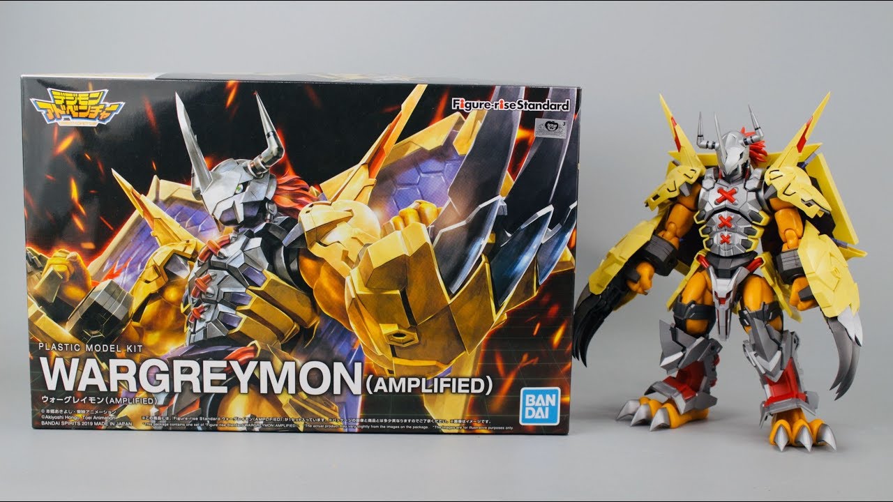一起来拼战斗暴龙兽，回味童年经典吧！【涛哥测评】万代数码宝贝Figure-rise Standard WARGREYMON AMPLIFIED DIGIMON