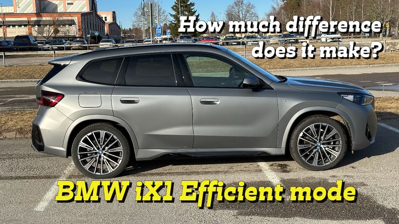 Обзор BMW iX1 — экономичный режим: насколько он влияет на запас хода и расход топлива?