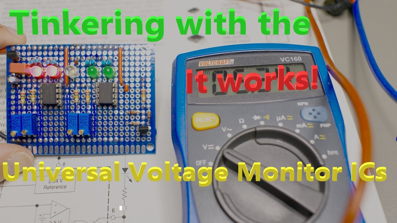 Tinkering with the Universal Voltage Monitor ICs | Electronics