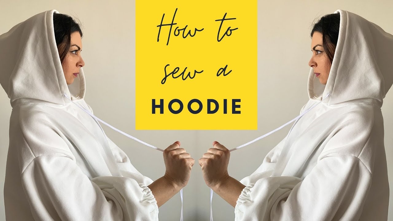 How to sew a hoodie with kangaroo pocket | with Pattern | Sewing Tutorial | Ambitious Elle Patterns