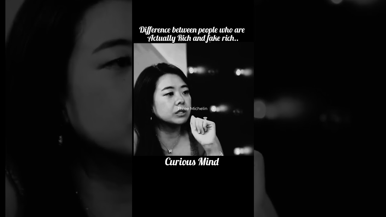 difference between real Rich and fake rich..