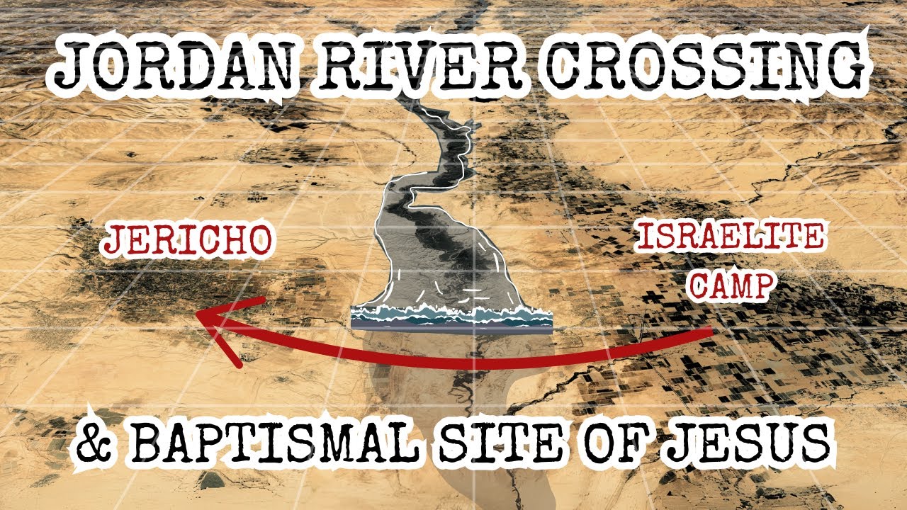 Jordan River Crossing Miracle into Promised Land, Baptismal Site of Jesus, Qsar al Yahud, Jericho