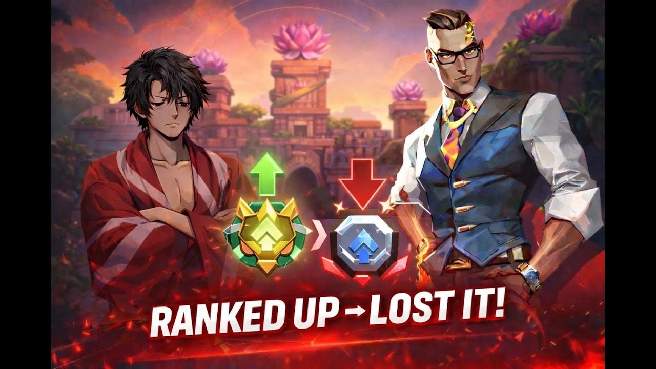 ranked up but almost lost it right after