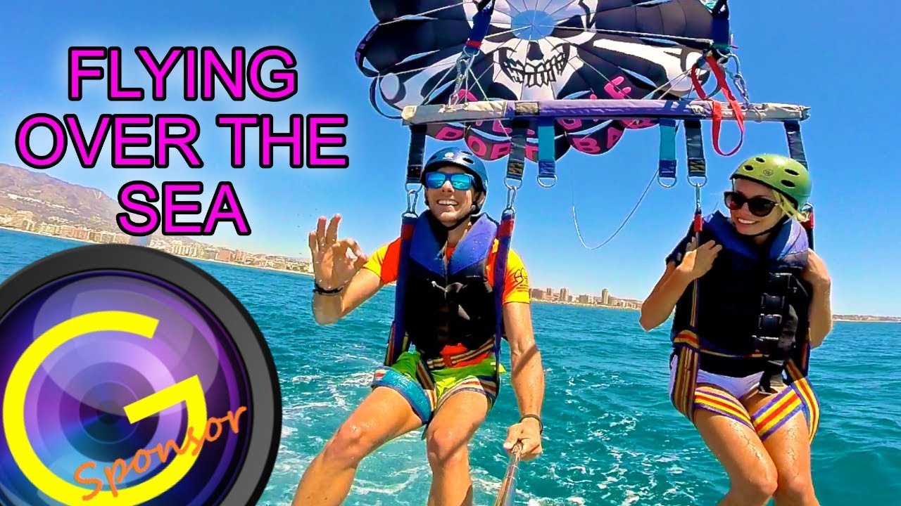 PARASAILING en Fuengirola - VOLAMOS a mas de 100 metros sobre el mar!