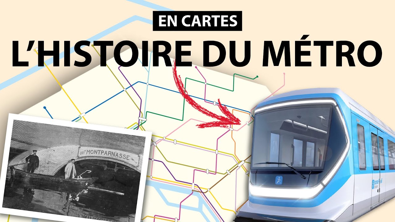 L'histoire du métro de Paris - De la première ligne à nos jours