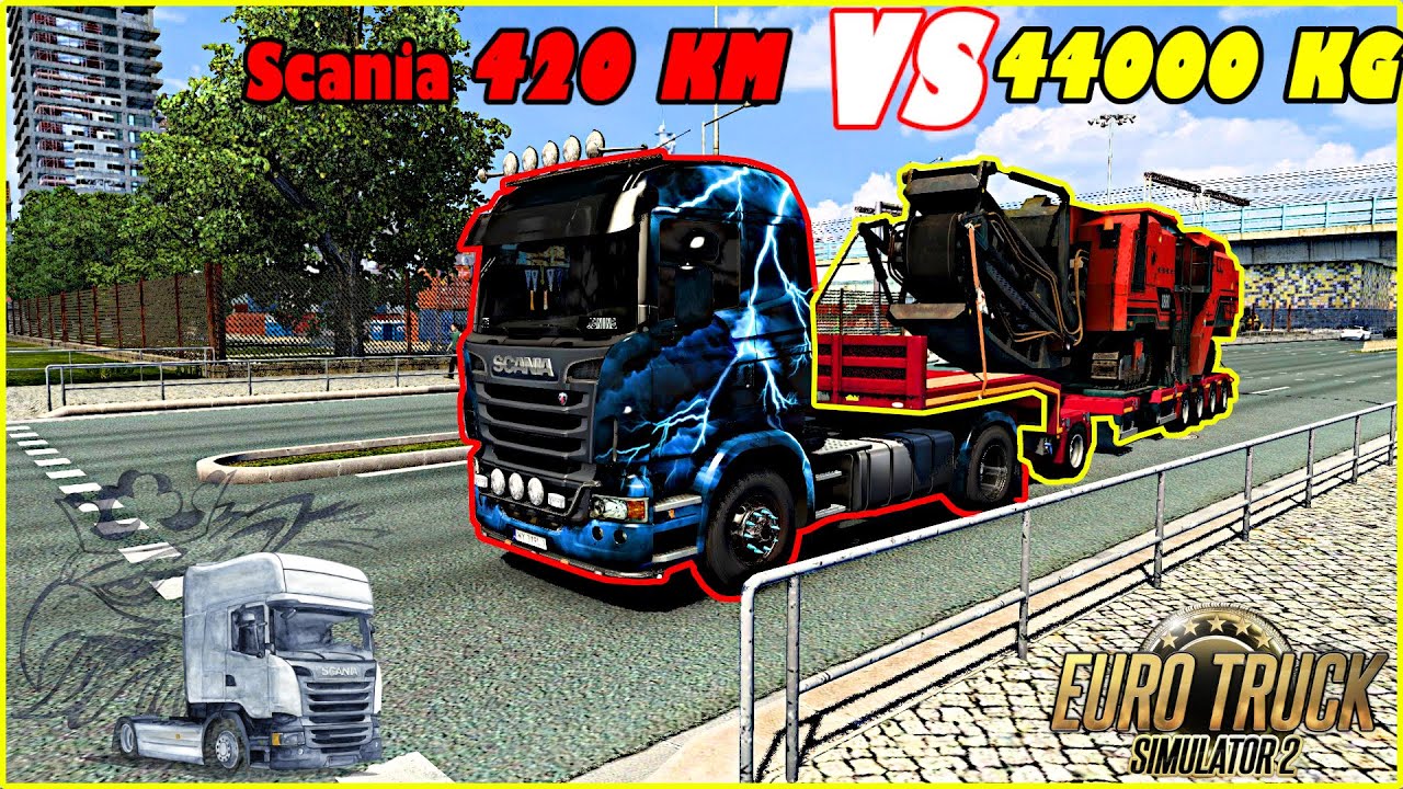 44 000kg VS Scania 420KM | Ładunek Gabarytowy 