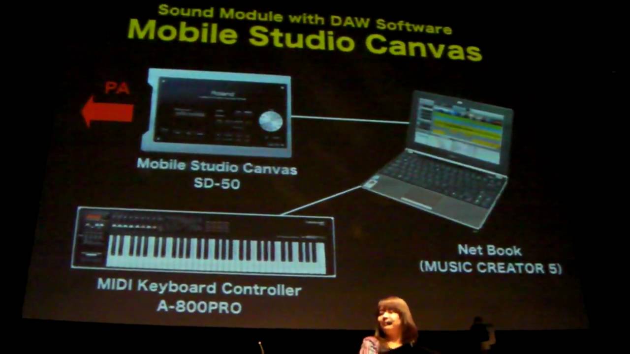 2010-02 ローランド新製品発表会 Mobile Studio Canvas SD-50