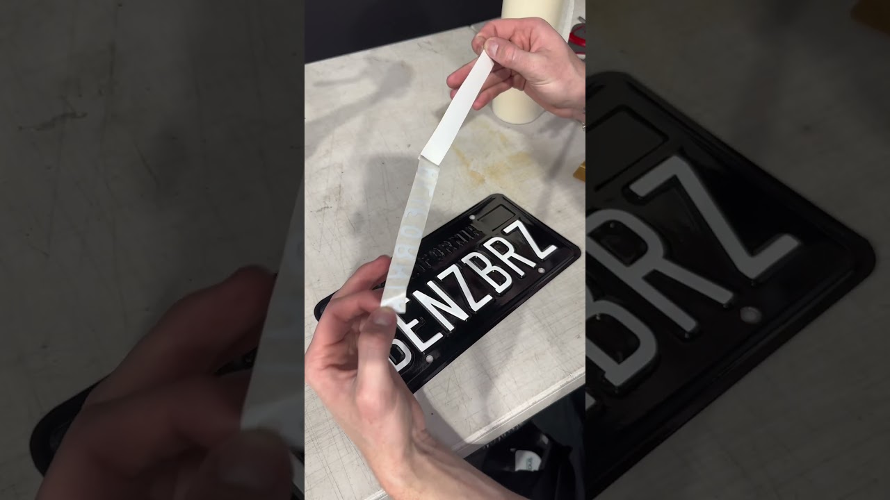 How are license plates made? 🤔 COMMENT what colors we should do next 💬  