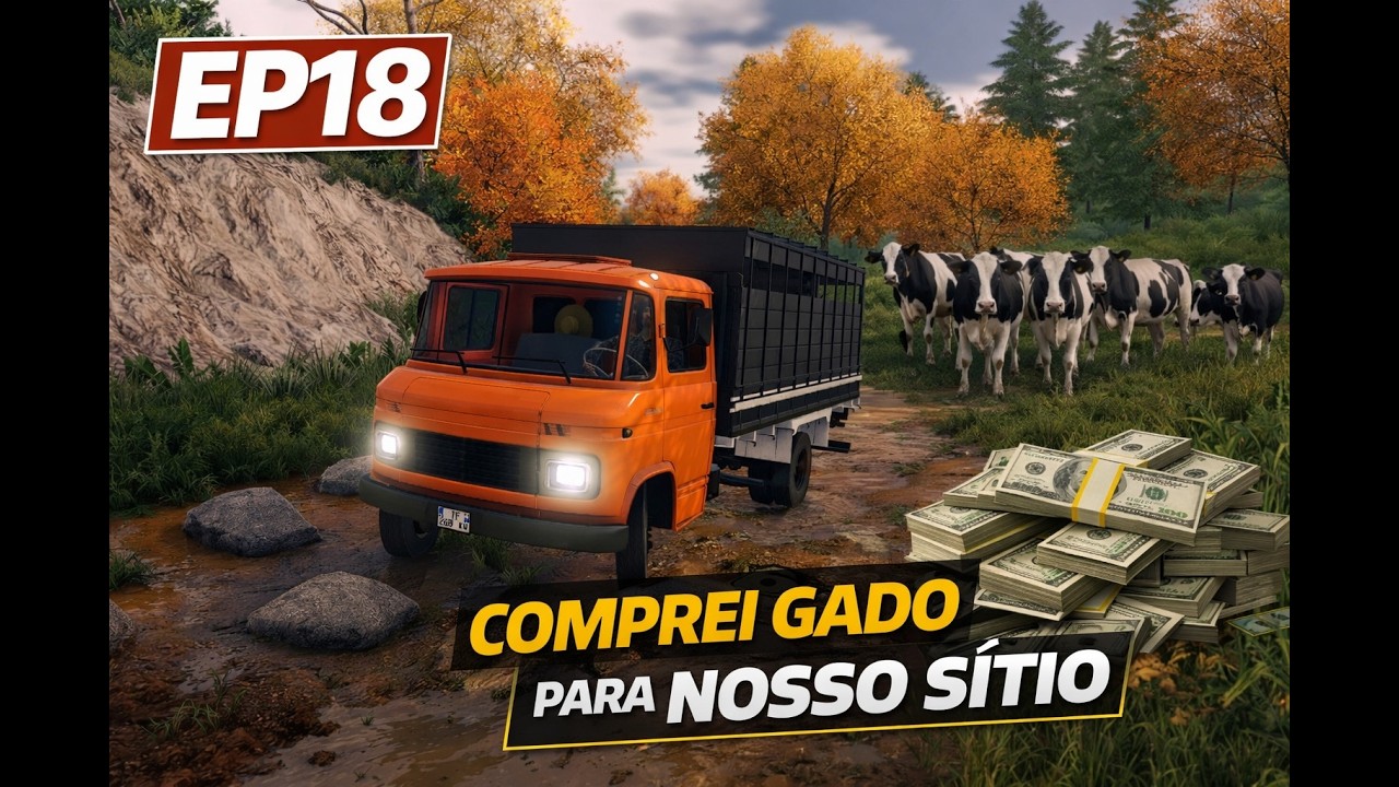 Sítio Pirambeiras EP18 – Compramos Mais Gado e Ampliamos a Fazenda! #farmingsimulator22 