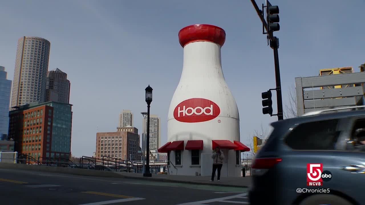 Famed milk bottle at Boston museum is a symbol of roadside history