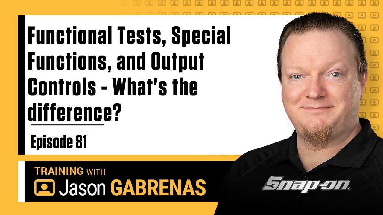 Snap-on Live Training Episode 81 - Functional Tests.. What's the Difference? | Snap-on | Diagnostics