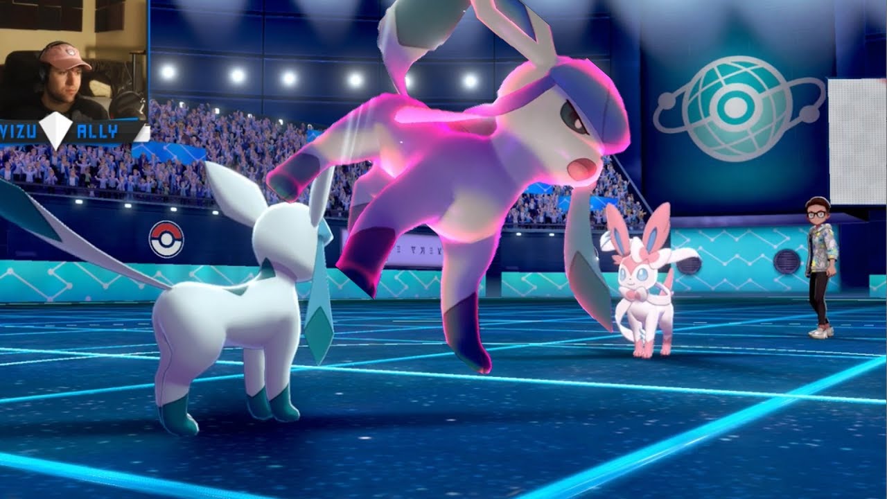 Glaceon WEAKNESS POLICY Master Ball Pokemon Sword Shield WiFi Battle