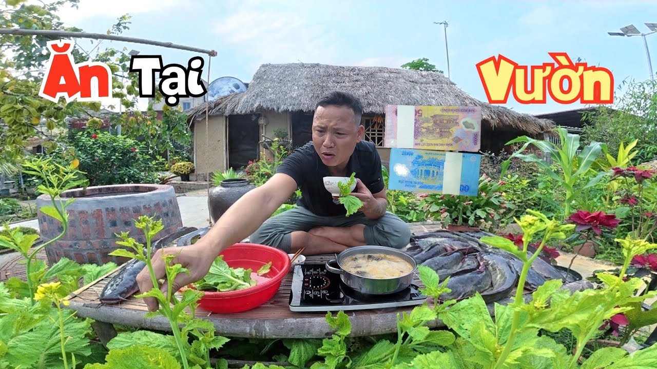 Theo Mẹ Đi Chợ Bán Hết Cá Rô Và Chê Làm Nồi Lẩu Giữa Vườn Ăn Mừng Số Tiền Lớn / Quế Nghịch