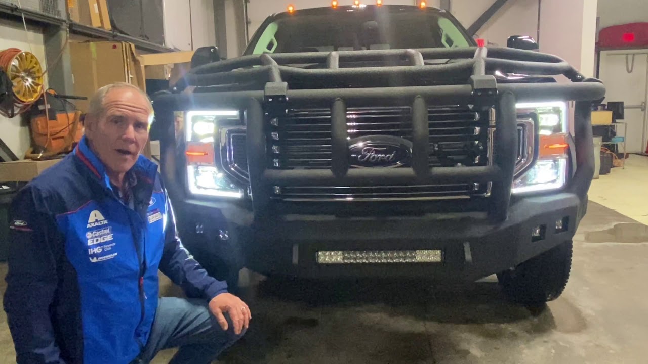 F450 Limited Featuring Road Armor, Rigid Lights and Ford Accessories Strobe Kit.