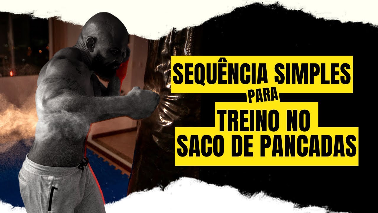 Sequencia simples e mortal no saco de pancadas