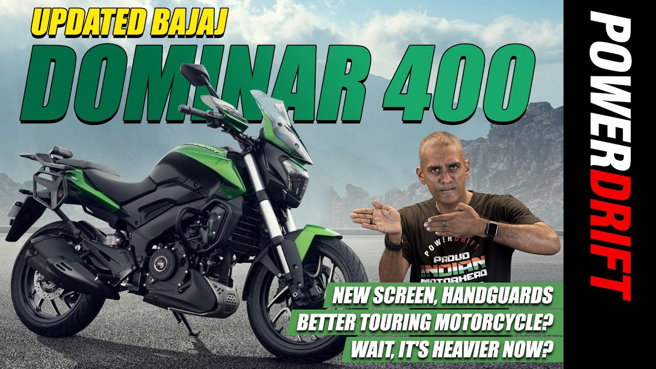 Updated Bajaj Dominar 400 | Touring Ready | First Ride Review | PowerDrift