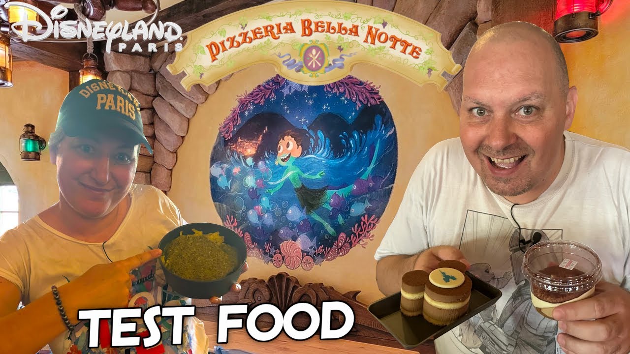 ON TESTE LE RESTAURANT PIZZERIA BELLA NOTTE A DISNEYLAND PARIS