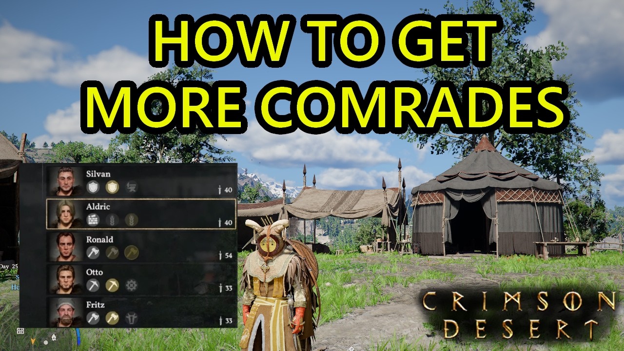 Багровая пустыня: Как найти больше товарищей. Как нанять товарищей и где их найти.