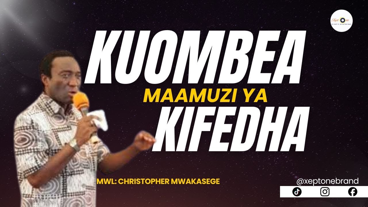 1. FINANCIAL DECISIONS IN THE GATE OF TIME | TEACHER CHRISTOPHER MWAKASEGE - ARUSHA.
