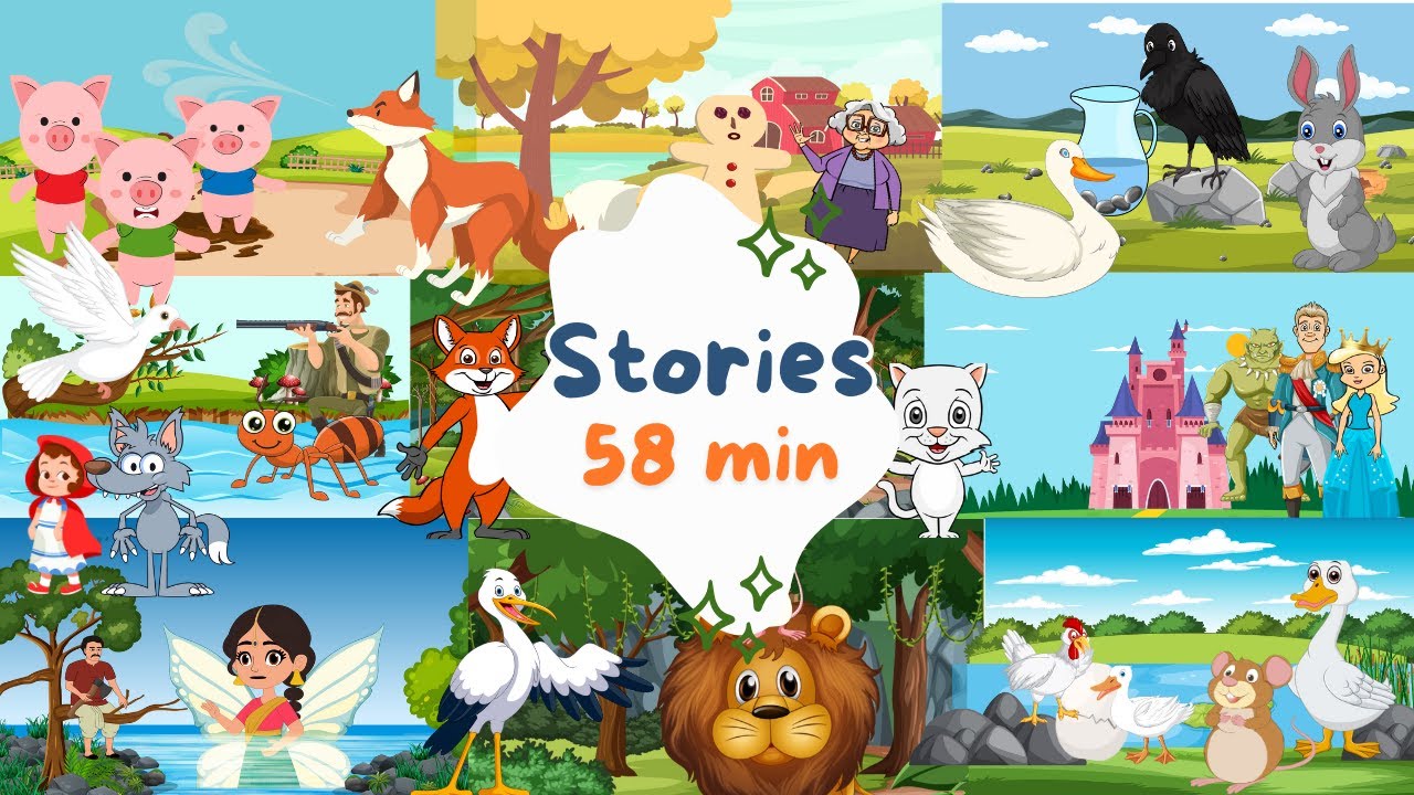 BEDTIME STORIES FOR KIDS | 8+ INTERESTING STORIES | Moral Stories | Popular Stories