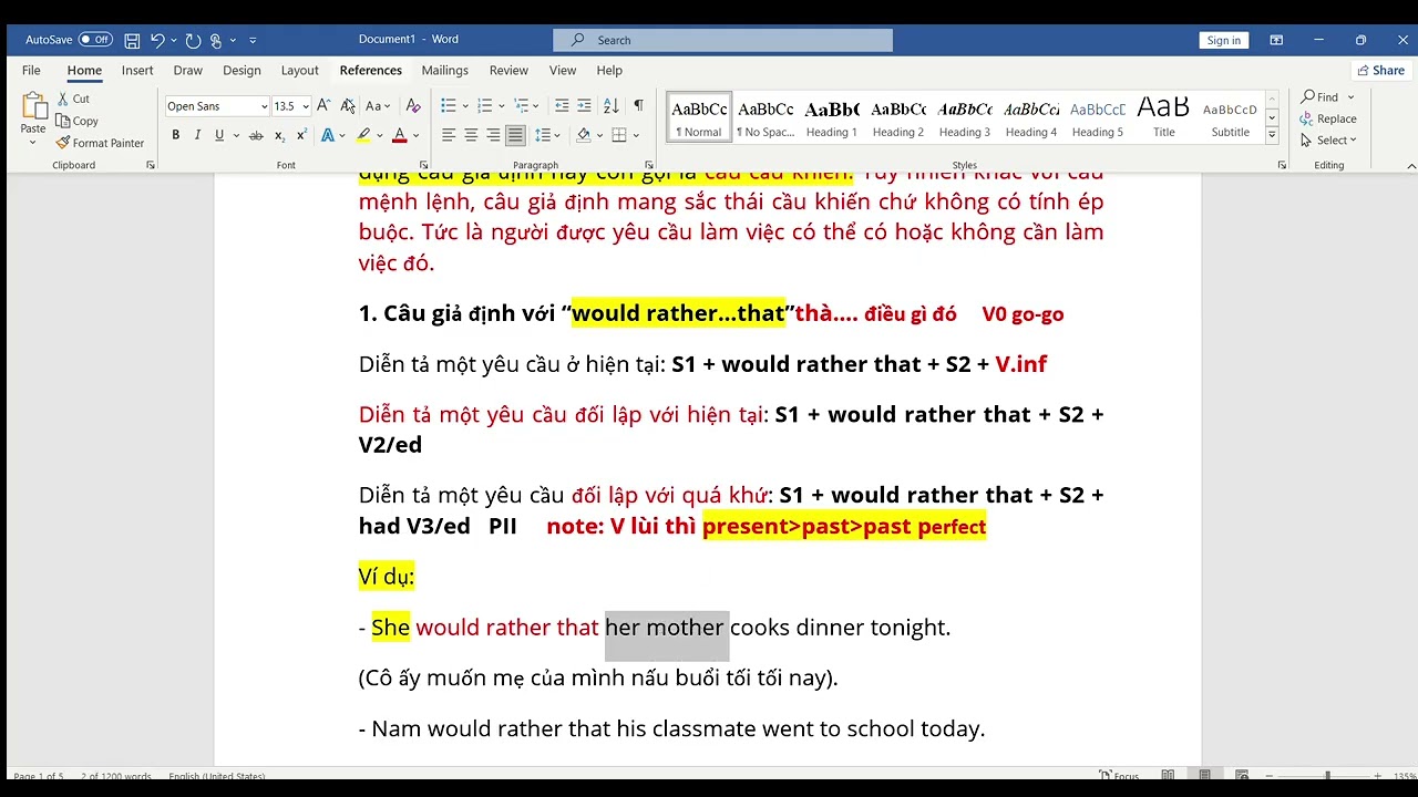 Subjunctive mood(thức giả định)
