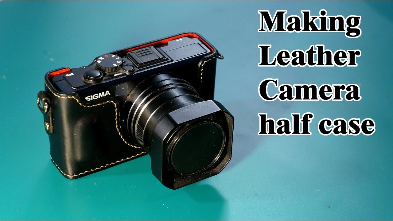 23 [LeatherCraft] Making Leather Camera Half Case / [가죽공예] 카메라 가죽 하프 케이스 만들기