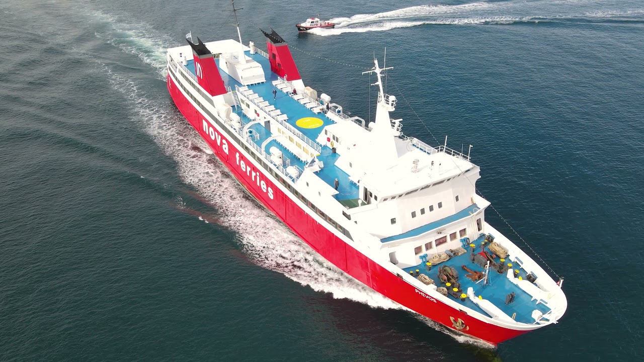 Phivos/&Phi;&omicron;ί&beta;&omicron;&sigmaf; Nova Ferries drone video