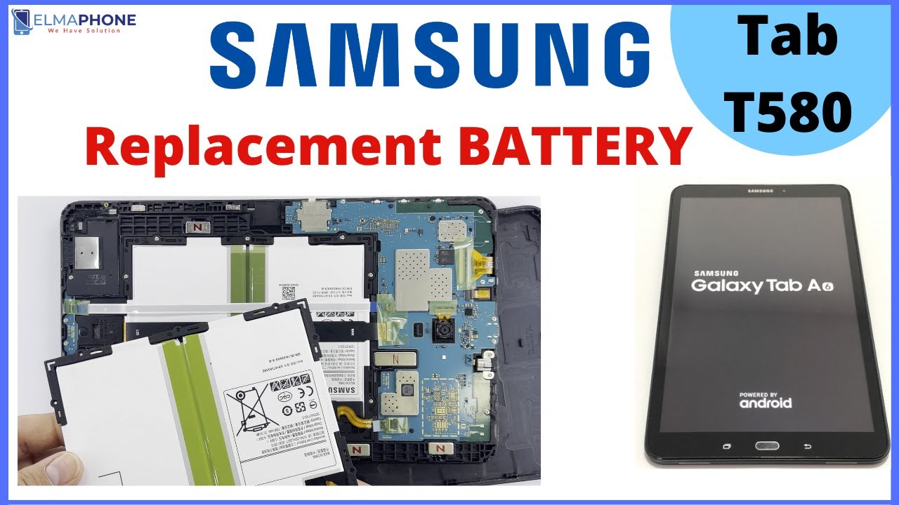 Batterie tablette Samsung/Samsung galaxy tab t580 replacement battery