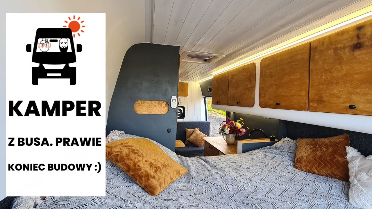51. ◾Kamper z busa.🚐◾ Już prawie koniec prac.🛠️◾( Vanlife Polska)