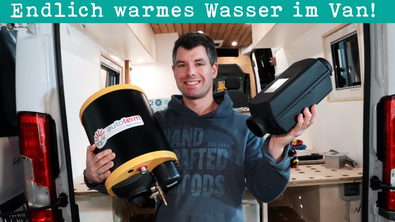 Das neue Warmduscherkit 2.0 von tigerexped - CombiBoil & Autoterm Standheizung |Ducato Ausbau Vlog 9