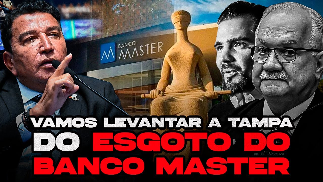 VAMOS LEVANTAR A TAMPA DO ESGOTO DO BANCO MASTER