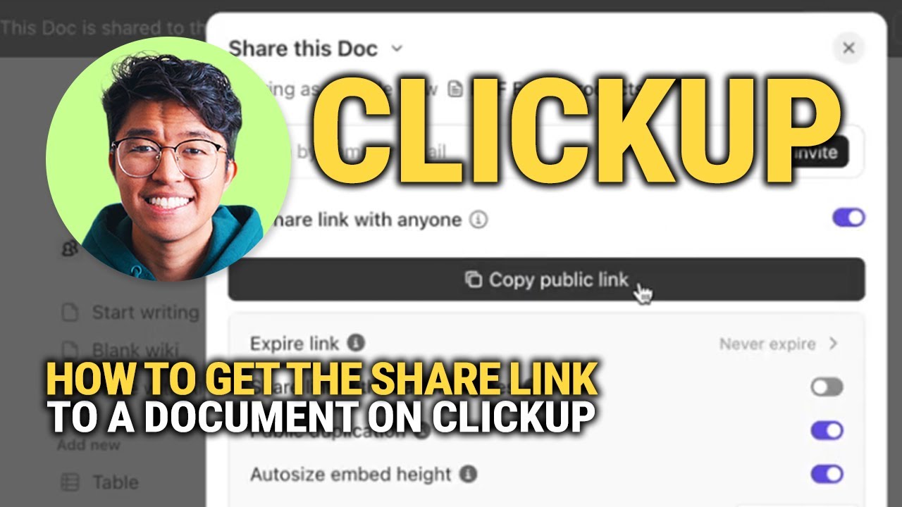 Как получить ссылку для общего доступа к документу в ClickUp: краткое руководство!