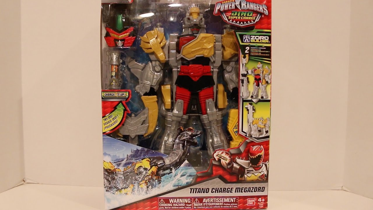 Deluxe Titano Charge Megazord Review [Power Rangers Dino Super Charge]
