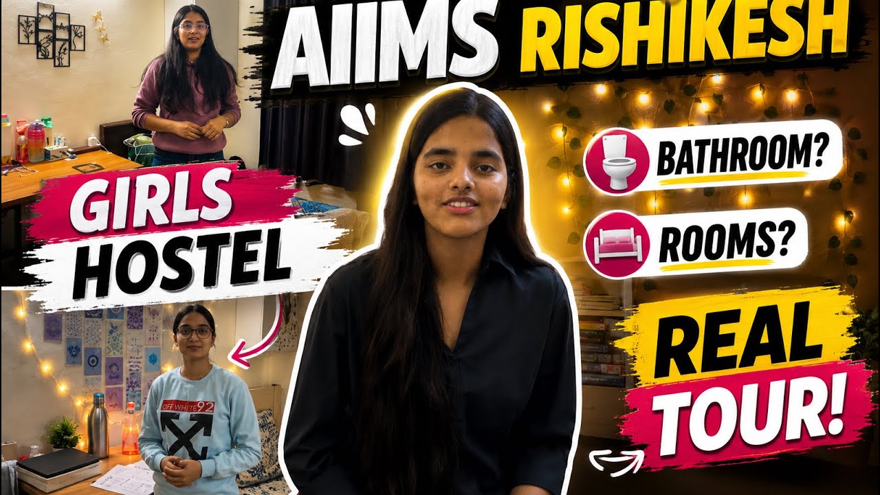AIIMS Rishikesh MBBS girls hostel/rooms/bathroom/batchmates/#aiimsrishikesh #mbbs #hostellife #aiims