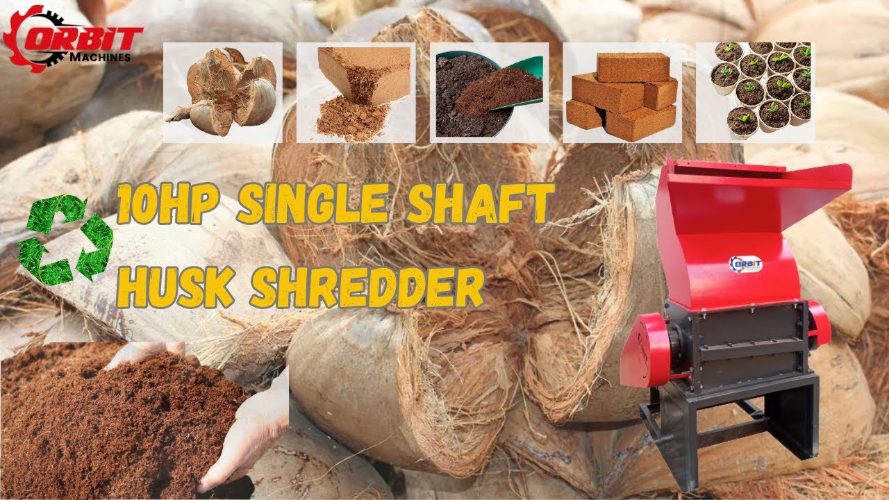 Coconut Husk Powdering Machine for Coco Pith