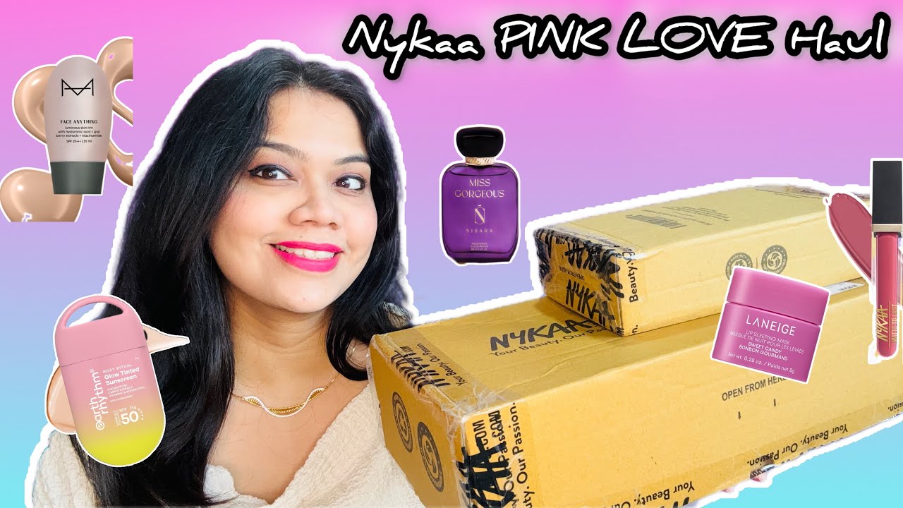 *HUGE* NYKAA *PINK LOVE* SALE HAUL 💓❤️😇🥰🛍️/ NEW PURCHASES & RESTOCKS!