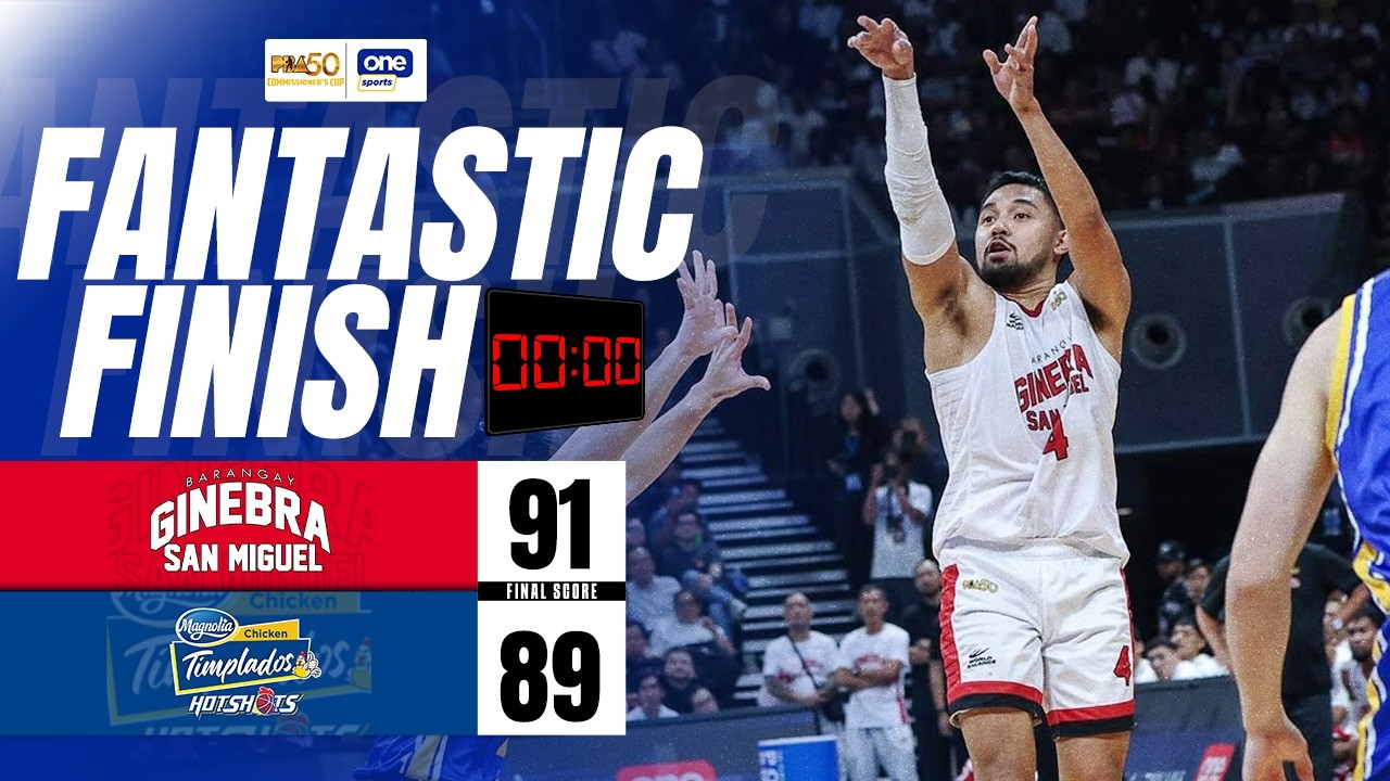 RJ Abarrientos and Ginebra&rsquo;s EPIC FINISH in Manila Clasico | PBA Season 50 Commissioner&rsquo;s Cup